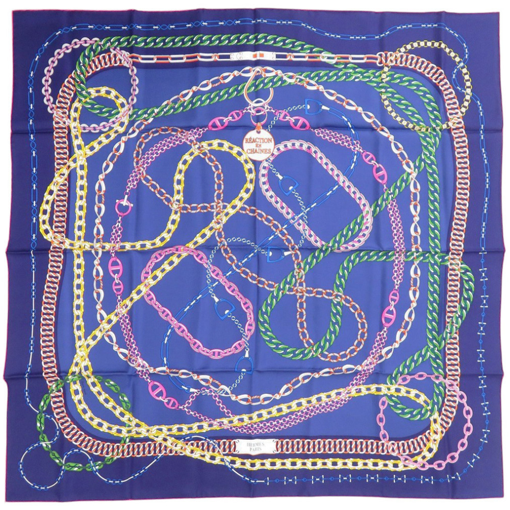HERMES Pink Silk Scarf
